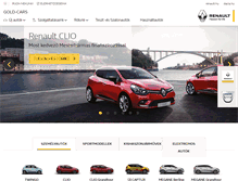 Tablet Screenshot of goldcars.hu
